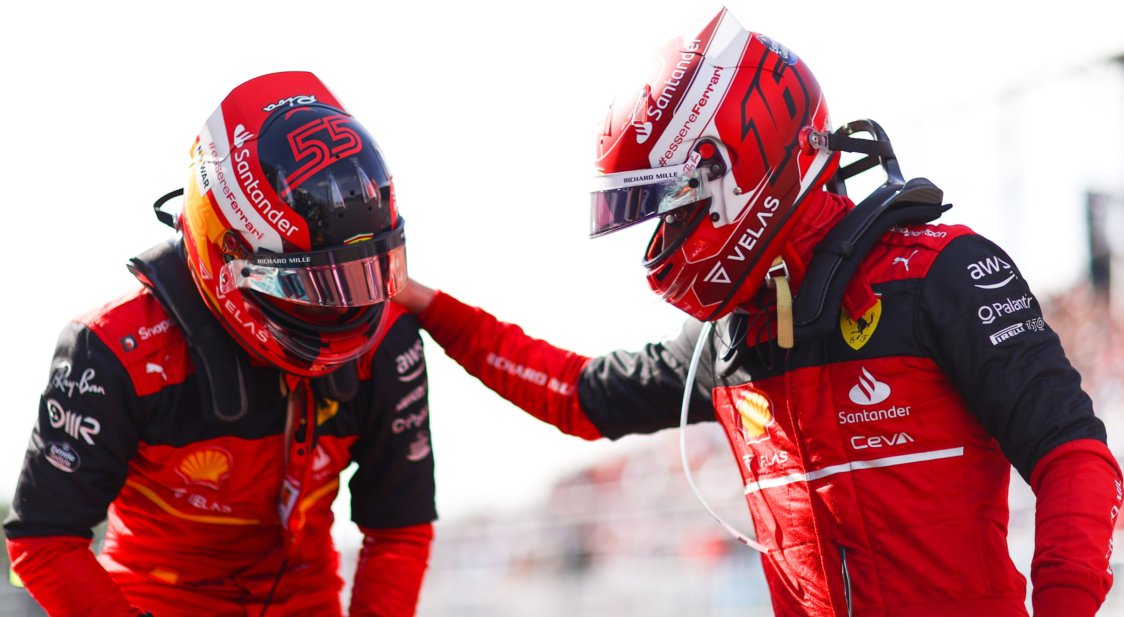 Charles Leclerc, Carlos Sainz, Miami Grand Prix qualifying