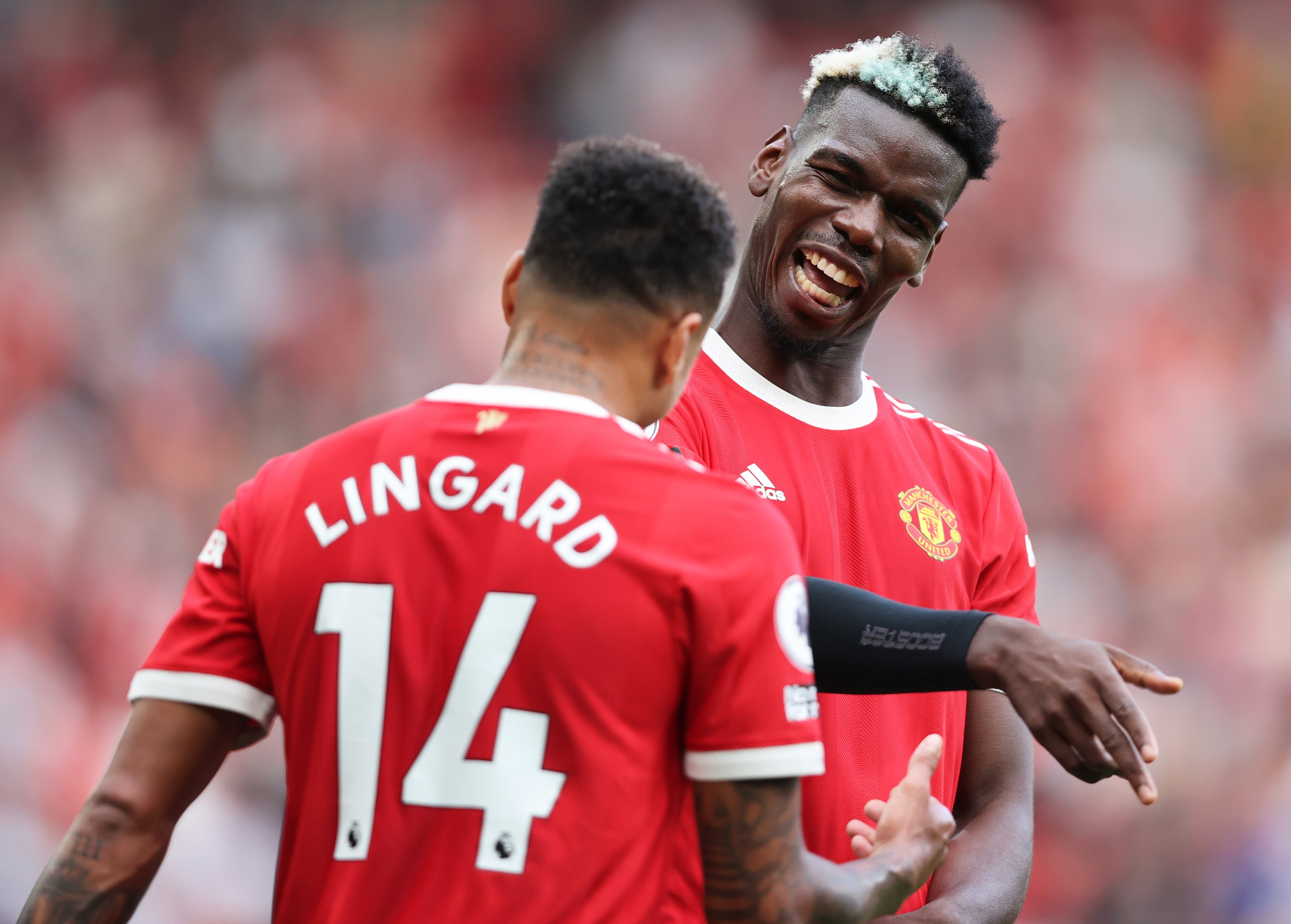 Paul Pogba, Jesse Lingard, Manchester United